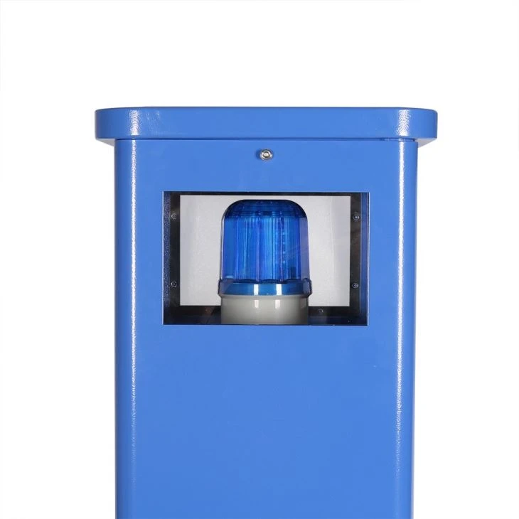 Cordless Landline Emergency Call Pillar With Blue LED Lamp For Outdoor